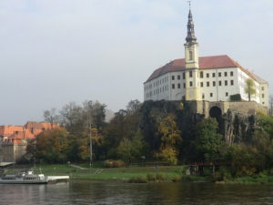 Schloss in Decin an der Elbe