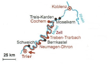 Karte Trier-Cochem